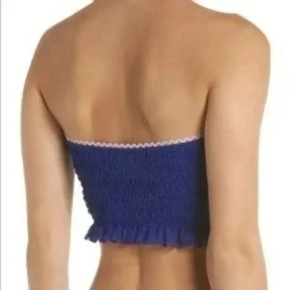 Free People Purple Bandeau Crop Top - Picture 3 of 5